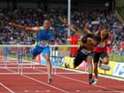 Aries Merritt lbeats Jason Richardson, 110 metres hurdles, 2012 Samsung Diamond League, Birmingham.